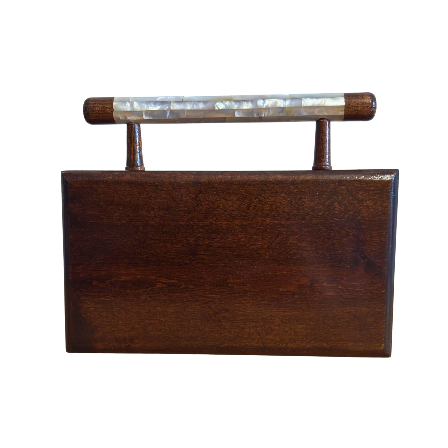 Yasmine – Luxury Damascene Clutch with Mother of Pearl Inlay & Brocade Interior