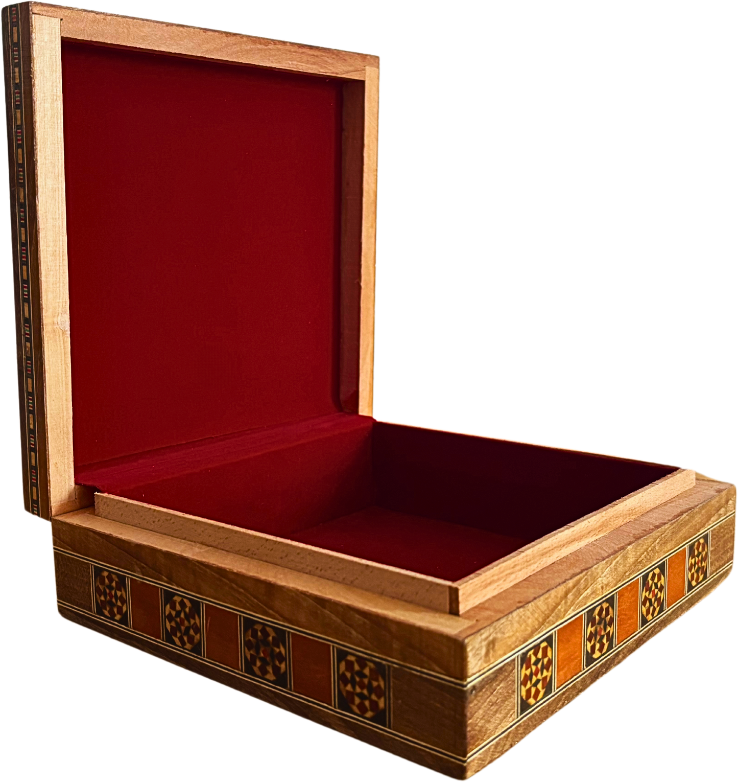 Caja de Mosaico Cuadrada Mediana