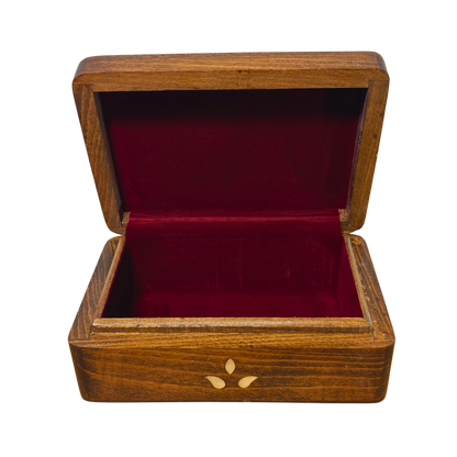 Handgefertigte Luxusbox aus Damaskus – Perlmutt & Samteleganz