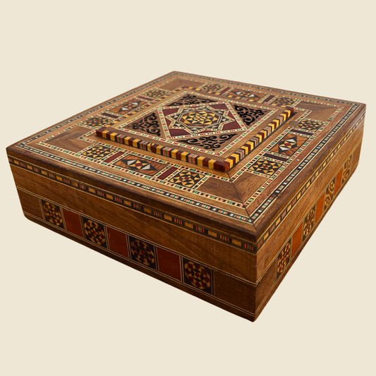 Damaszener Mosaikbox – Handgefertigte Kunst für Schmuck & Andenken