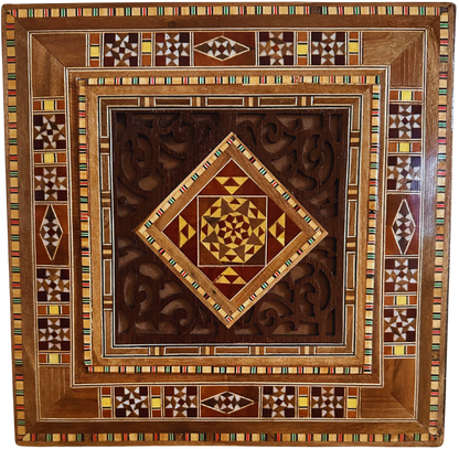 Damascene Mosaic Jewelry & Keepsake Chest – Velvet-Lined Elegance