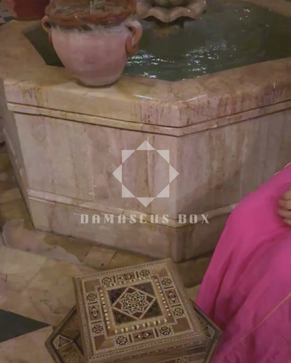 Caixa Damasquina – Feita à Mão para Joias e Recordações